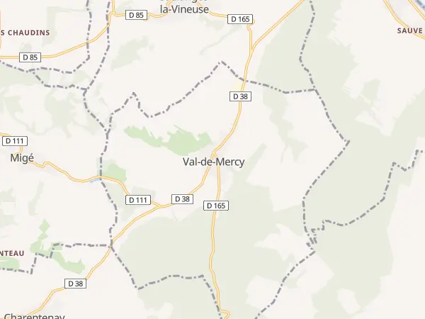 Plan de Val-de-Mercy