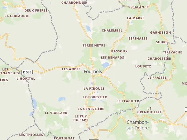 Plan de Fournols