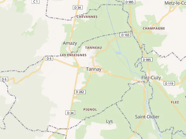 Plan de Tannay