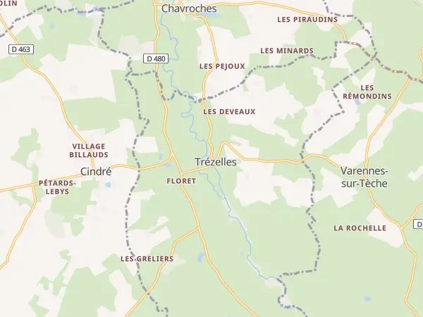 Plan de Trézelles