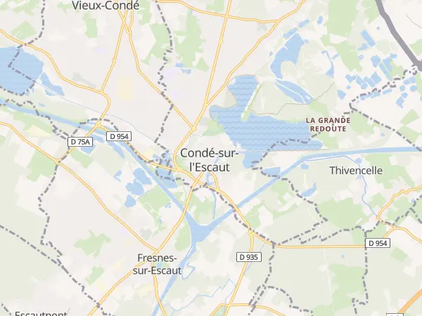 Plan de Condé-sur-l’Escaut