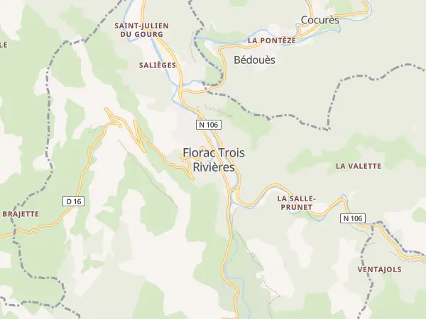 Plan de Florac Trois Rivières