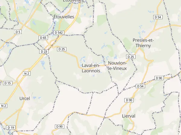 Plan de Laval-en-Laonnois
