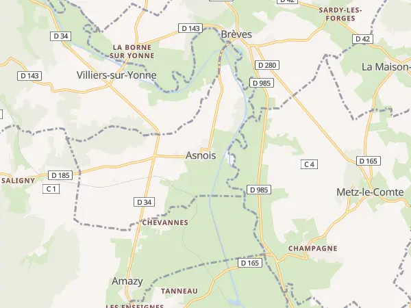 Plan de Asnois