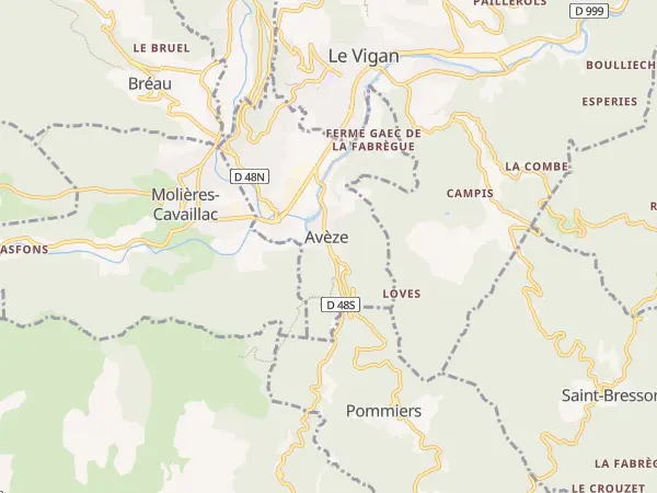 Plan de Avèze