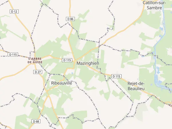 Plan de Mazinghien