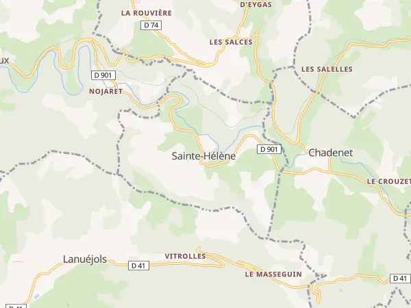 Plan de Sainte-Hélène