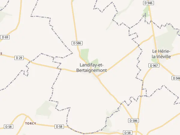 Plan de Landifay-et-Bertaignemont
