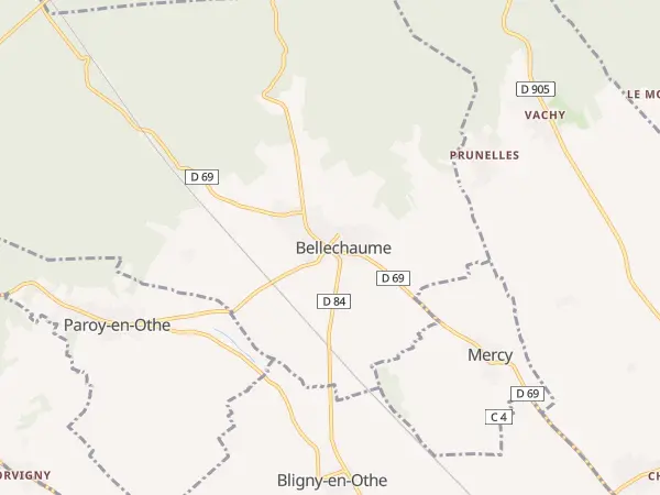 Plan de Bellechaume