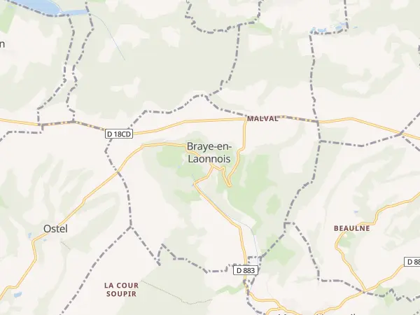 Plan de Braye-en-Laonnois