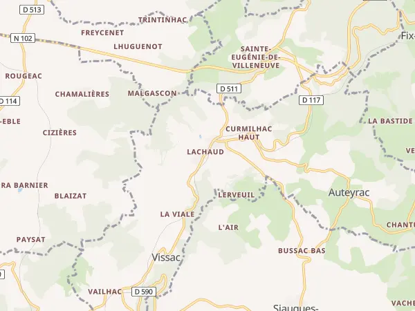 Plan de Vissac-Auteyrac