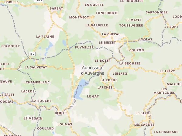 Plan de Aubusson-d’Auvergne