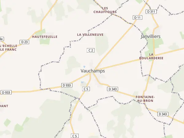 Plan de Vauchamps