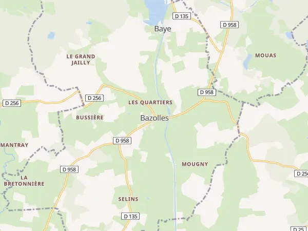 Plan de Bazolles