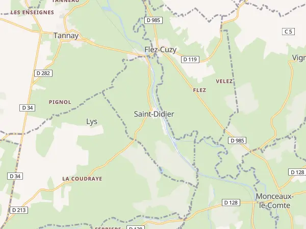 Plan de Saint-Didier