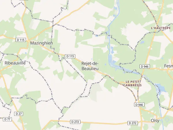 Plan de Rejet-de-Beaulieu