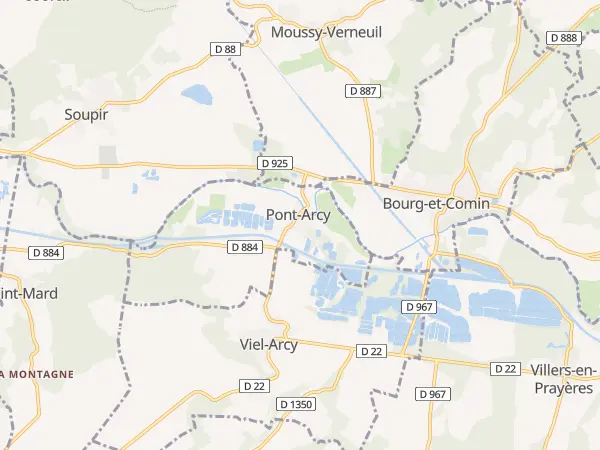 Plan de Pont-Arcy