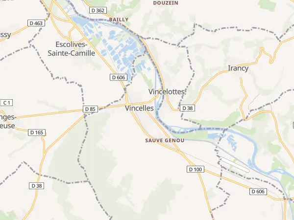 Plan de Vincelles