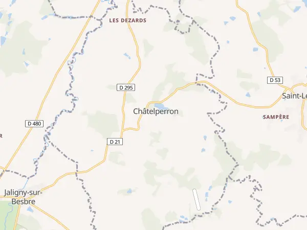Plan de Châtelperron
