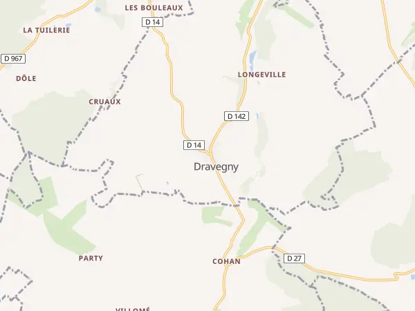 Plan de Dravegny