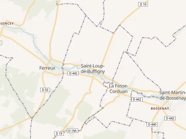 Plan de Saint-Loup-de-Buffigny