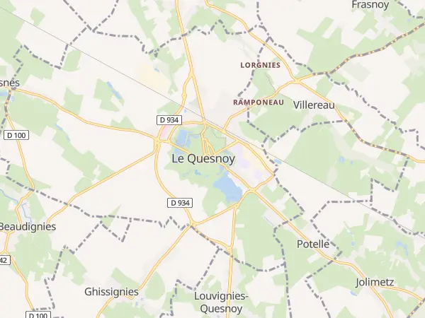 Plan du Quesnoy
