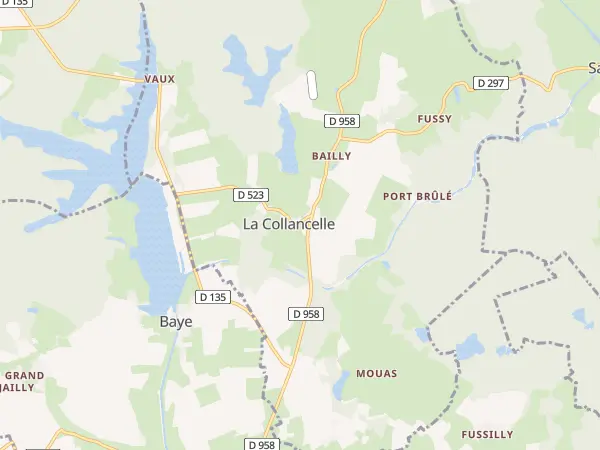 Plan de La Collancelle