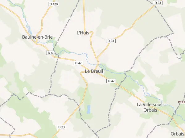 Plan du Breuil