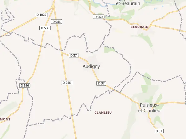 Plan de Audigny