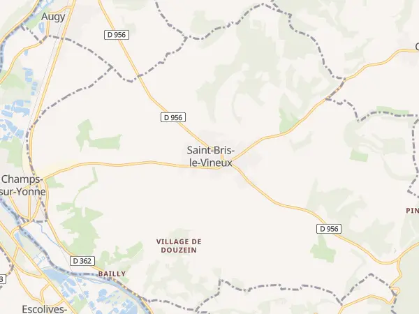 Plan de Saint-Bris-le-Vineux