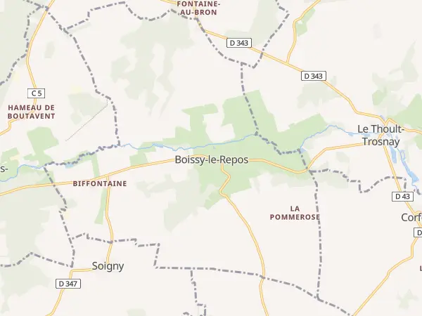 Plan de Boissy-le-Repos