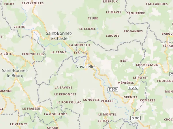 Plan de Novacelles