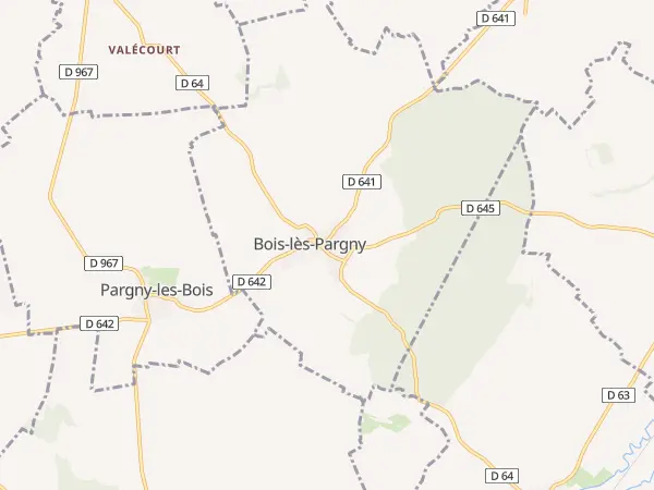 Plan de Bois-lès-Pargny