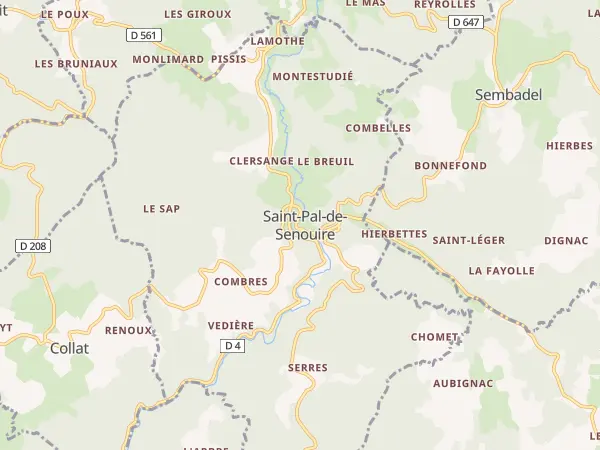 Plan de Saint-Pal-de-Senouire