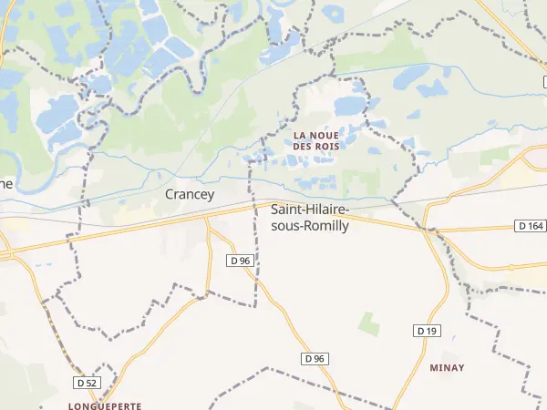 Plan de Saint-Hilaire-sous-Romilly