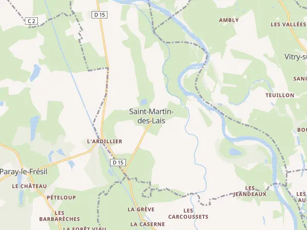 Plan de Saint-Martin-des-Lais