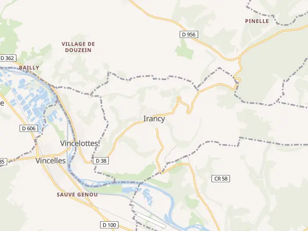 Plan de Irancy