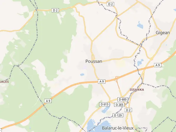 Plan de Poussan