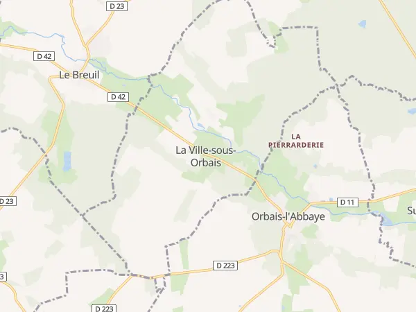 Plan de La Ville-sous-Orbais