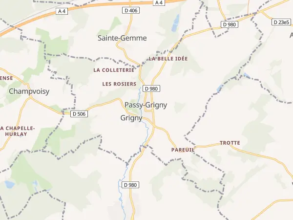 Plan de Passy-Grigny