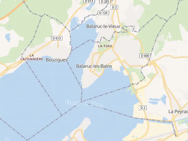 Plan de Balaruc-les-Bains