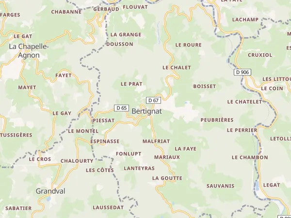 Plan de Bertignat