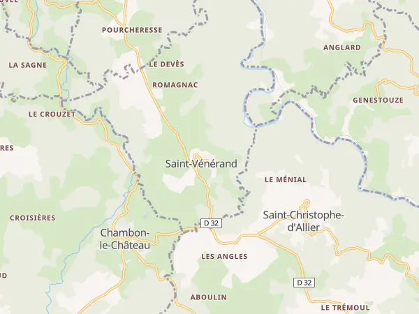 Plan de Saint-Vénérand
