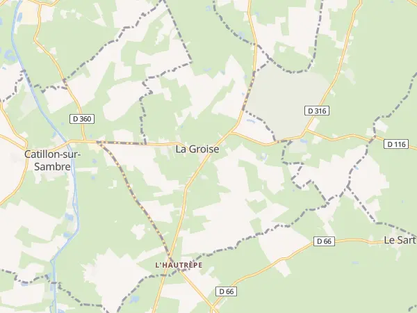 Plan de La Groise