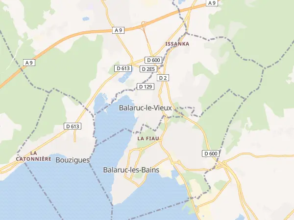 Plan de Balaruc-le-Vieux