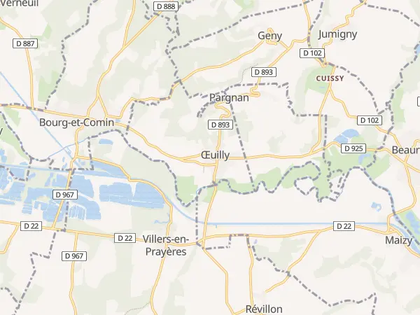 Plan de Œuilly