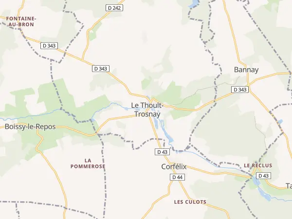 Plan du Thoult-Trosnay