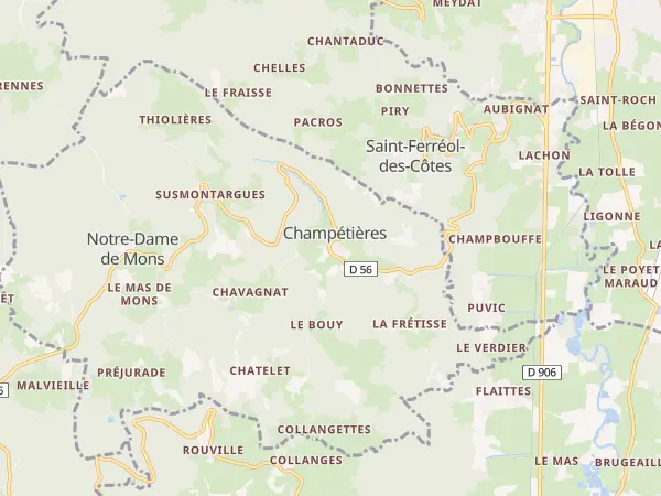 Plan de Champétières