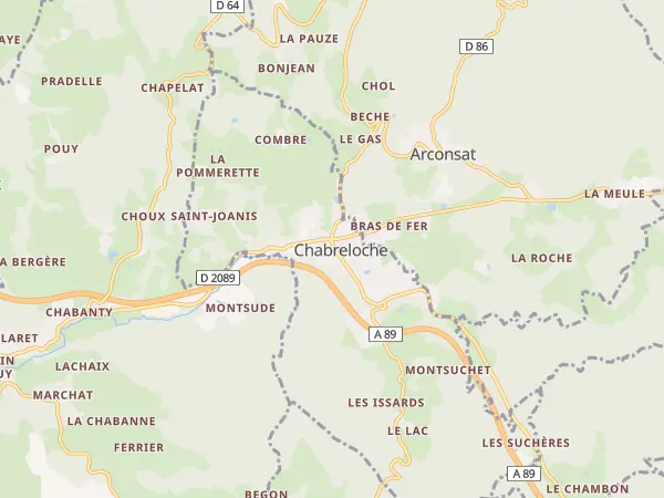 Plan de Chabreloche