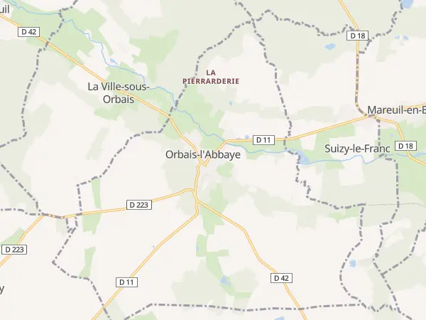 Plan de Orbais-l’Abbaye